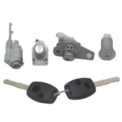 AL243 IGNITION SWITCH DOOR LOCK BARREL TRUNK LOCK FUEL CAP LOCK 2-BUTTON KEYS FOR HONDA CIVIC 06-08