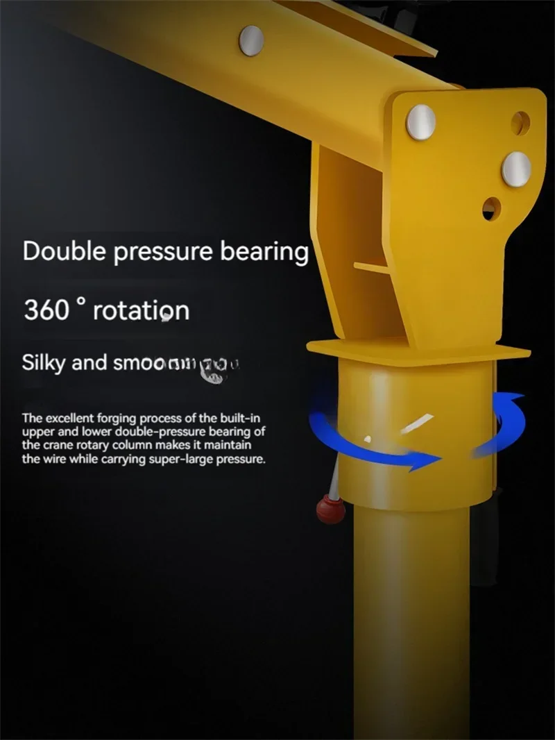 Para guindaste pequeno montado em veículo, caminhão de 0,5 toneladas, guindaste automotriz montado em veículo, 12v/24v, grua elétrica doméstica