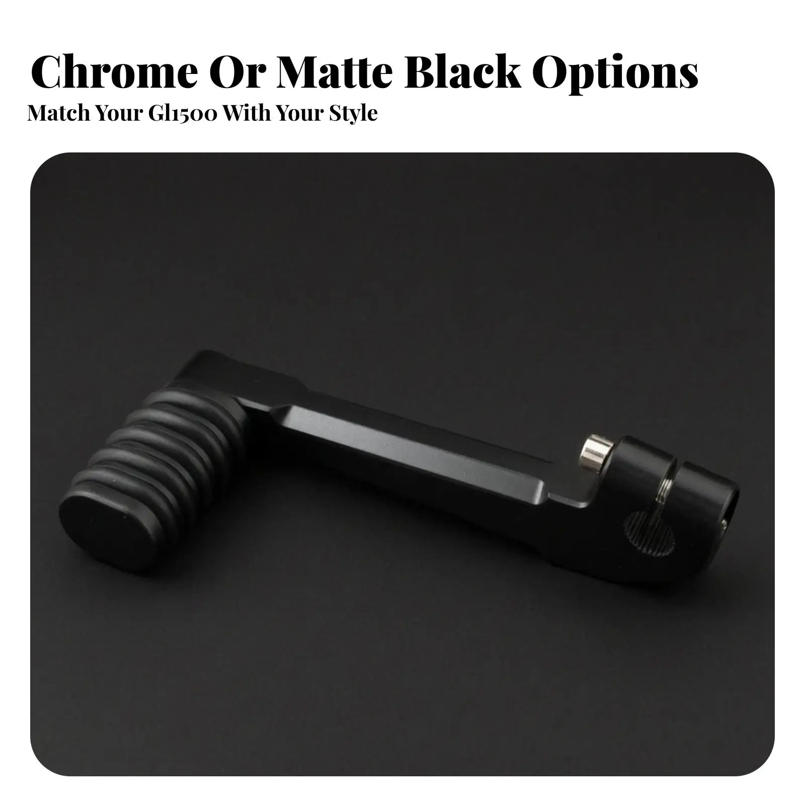Aluminum Alloy Motorcycle Shift Lever Gear Change Pedal Compatible with GL1500 1988-2000 Direct Fit