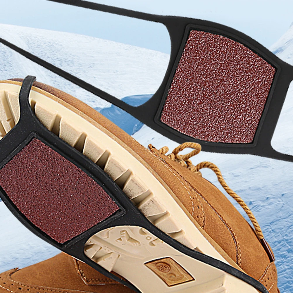 

Non-slip Shoe Covers Climbing Grips for Ice Anti S Grippers Boots Traction Snow Pads Hiking Silicone