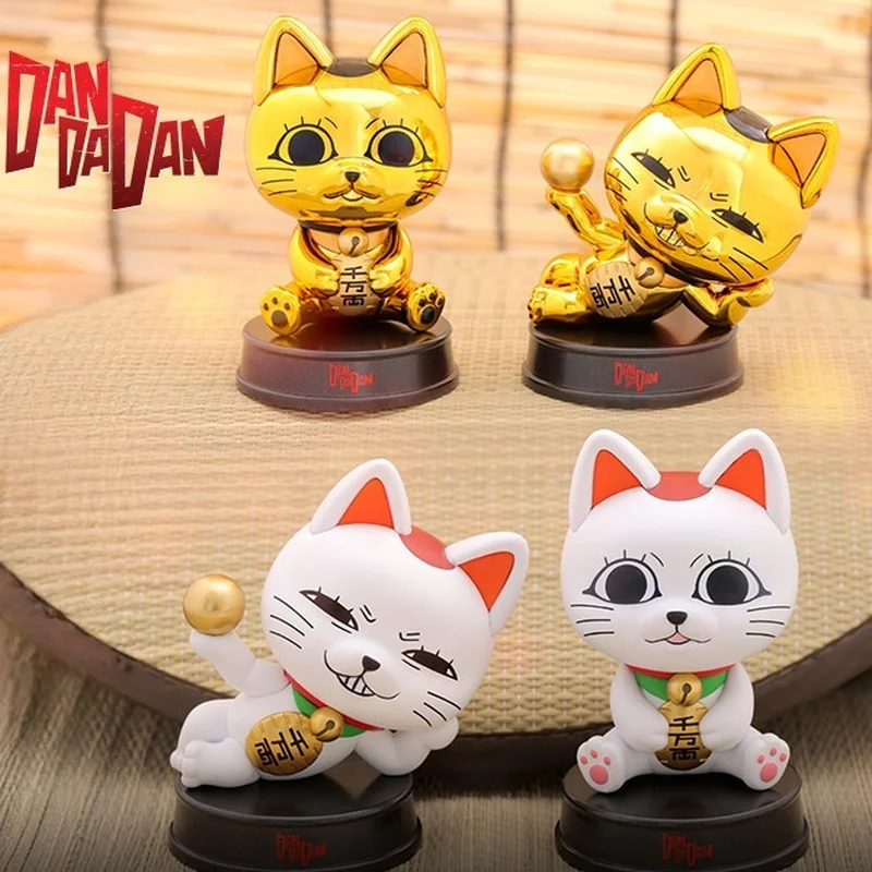 

Hot Toys COSBABY S Mini Collectible Figures Dandadan Highway Grandma Lucky Cat Style Desktop Decorations Anime Collectors toys
