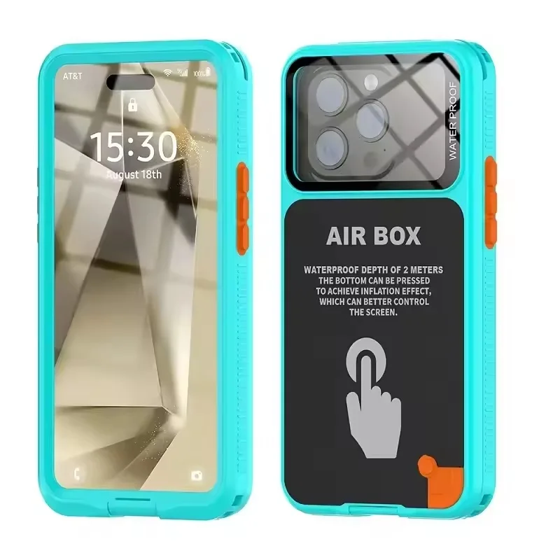 Window photography underwater touch screen is suitable for iPhone 16 15 14 13 12 Pro Max IP68 waterproof mobile phone case