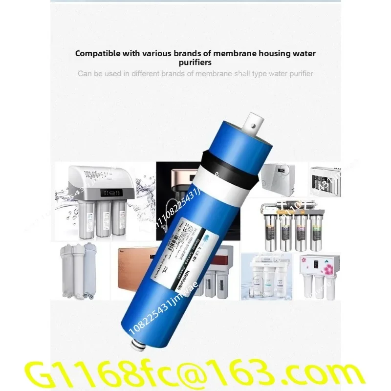 High Desalination Rate RO Membrane Filter Cartridge 75/100/200/400/600/800G Universal Reverse Osmosis Filter Cartridge part