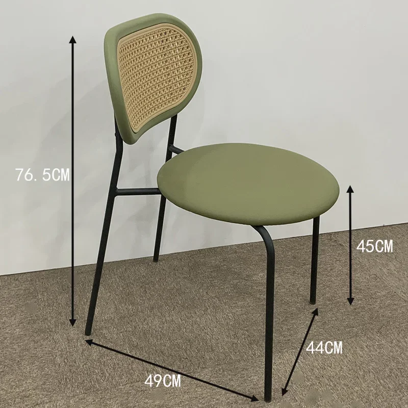 Modern Nordic Dining Chairs Desk Designer Plastic Mobile Luxury Living Room Chair Adults Silla Comedor Home Furniture image 4