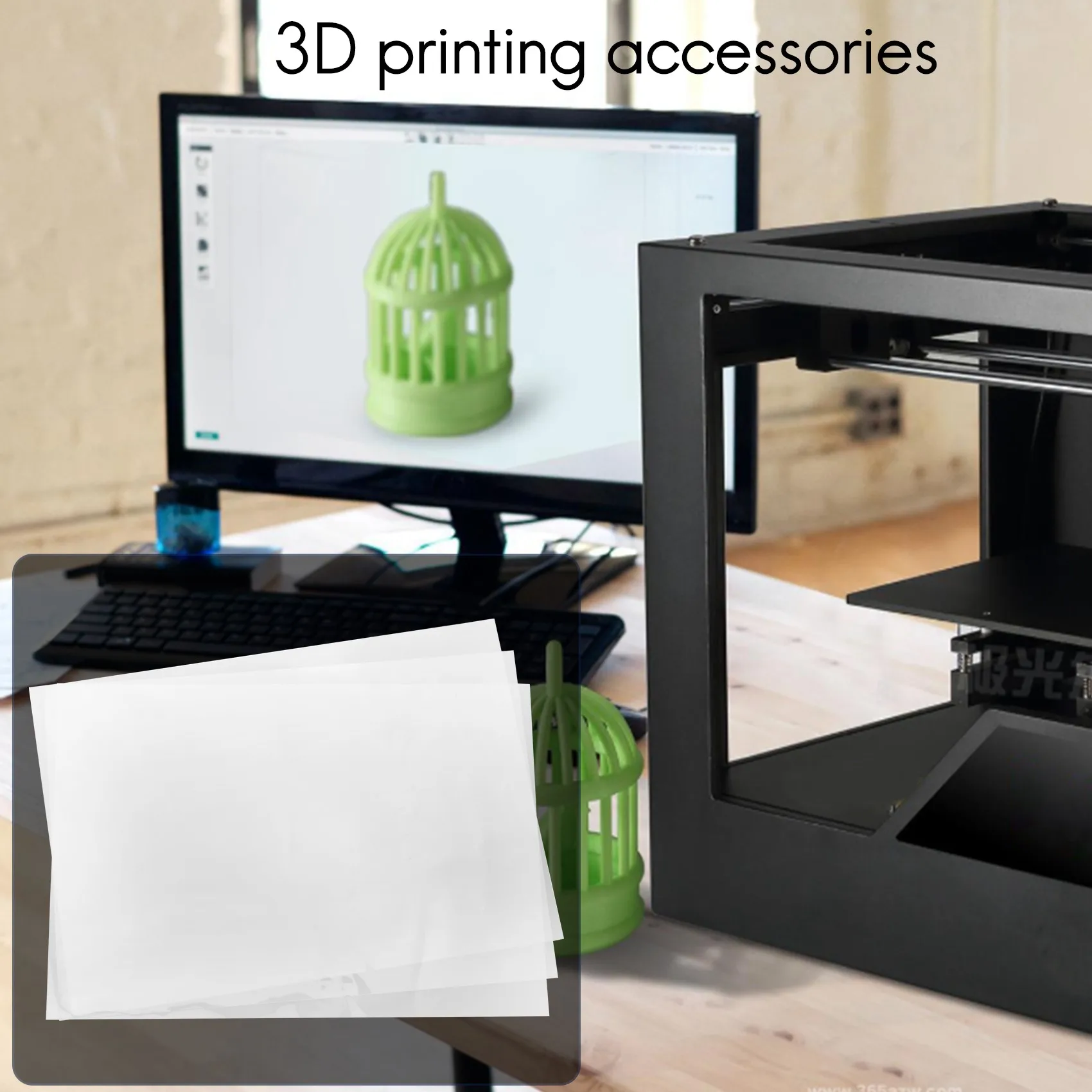 

Precisionn 3 шт. 140X200 мм SLA/LCD FEP толщина пленки для 3D-принтера DLP с фототонической смолой 0,15-0,2 мм