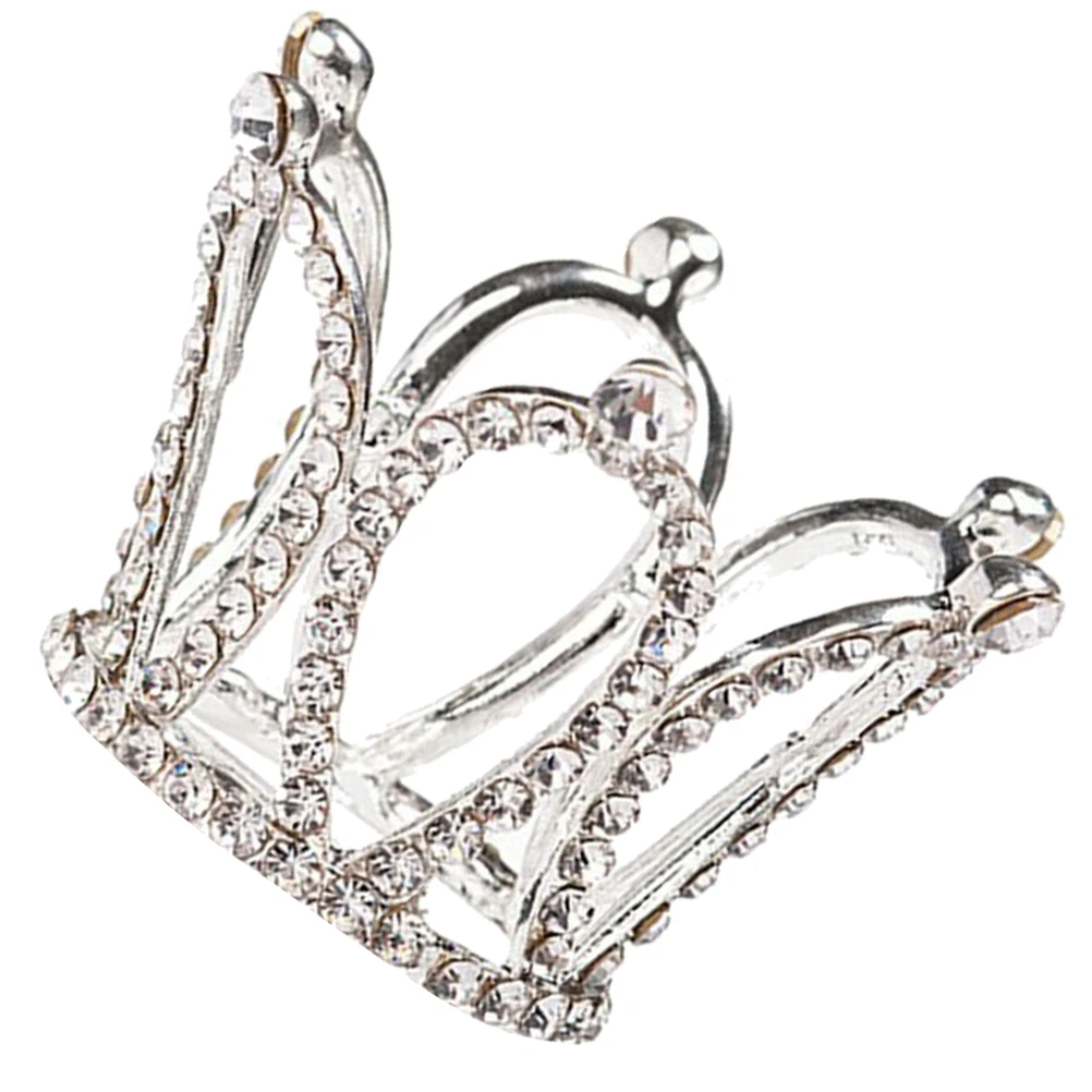 

Hair Accessories Flower Clip Wedding Hairband Loop Barrettes Silver Crown