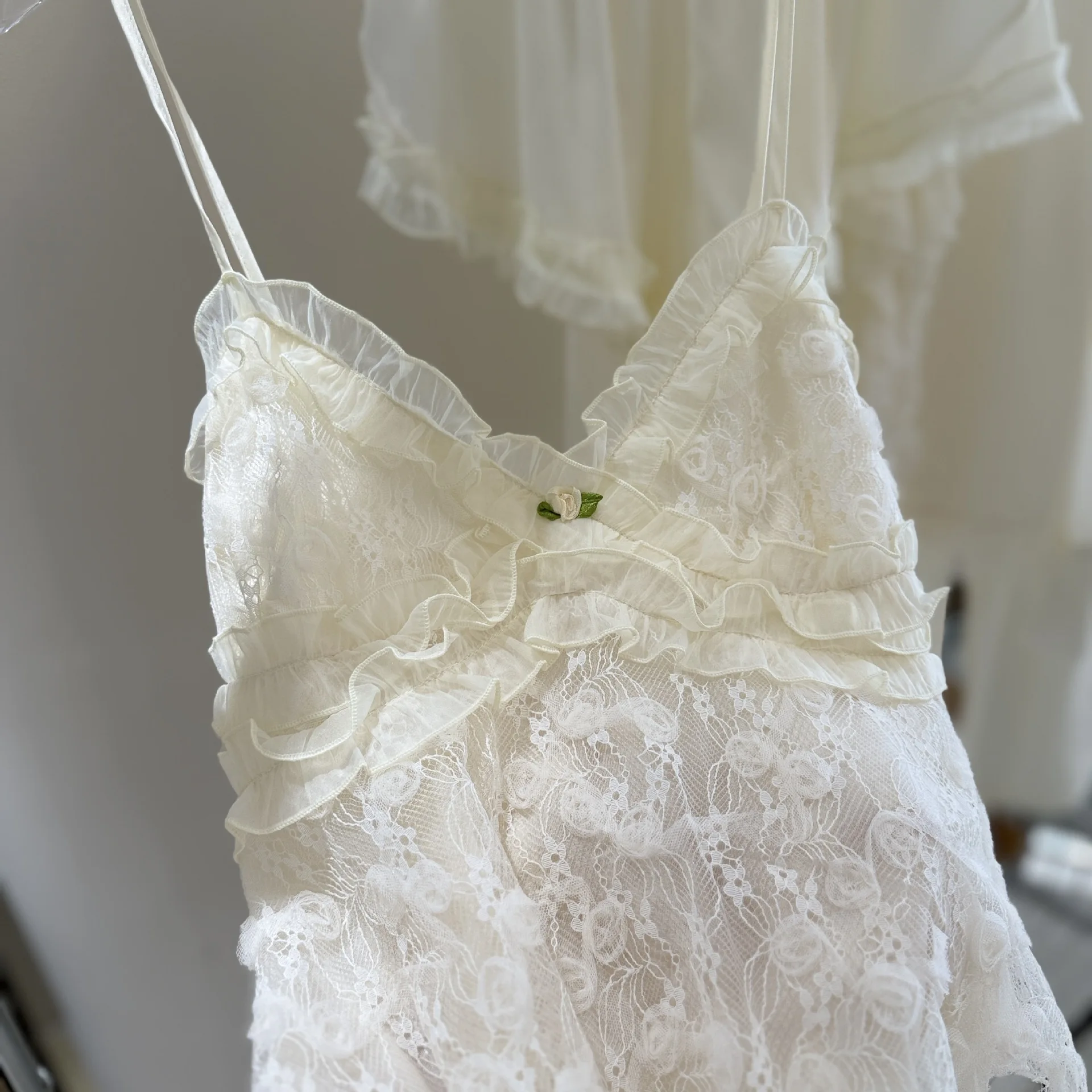 الصيف النساء 4 قطعة منامة مجموعة ملابس المنزل مثير الدانتيل قميص السراويل كامي السراويل منامة دعوى فضفاضة حريري الساتان ملابس خاصة Homewear