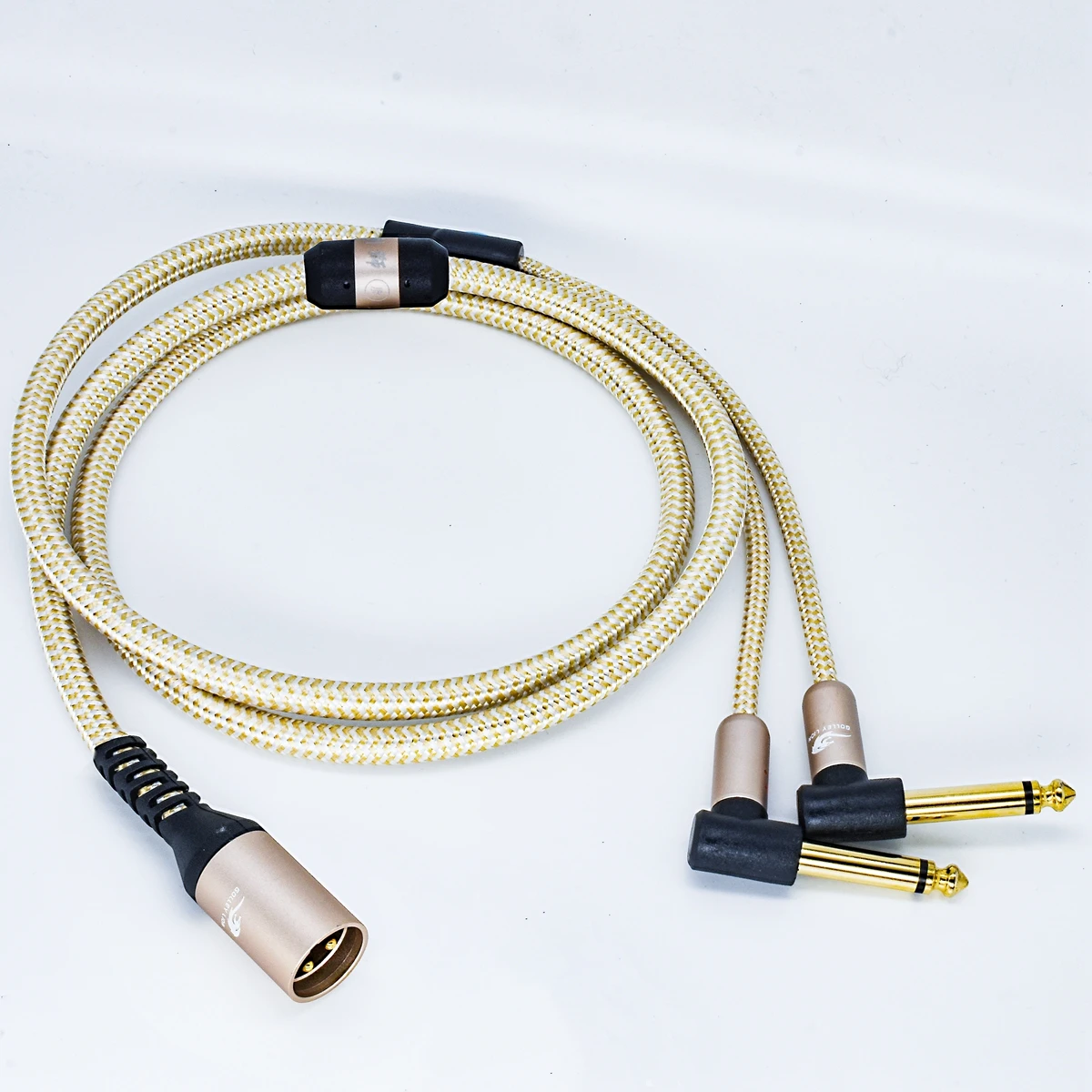 

Аудиокабель Hi-Fi SPC с двумя разъемами TS 6,5 мм на стандартный 3-контактный XLR для электрогитары, бас-гитары, усилителя, микшера, 1 м, 2 м, 3 м, 5 м, 8 м, 10 м
