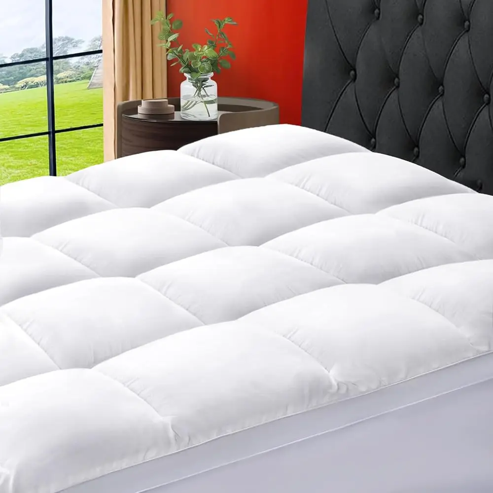 

Mattr Topper Queen Size Extra Thi Mattr Pad 8-21"" Deep Pocket Soft Down Alternative Fill Mattr Protector Pillow Top Mattr