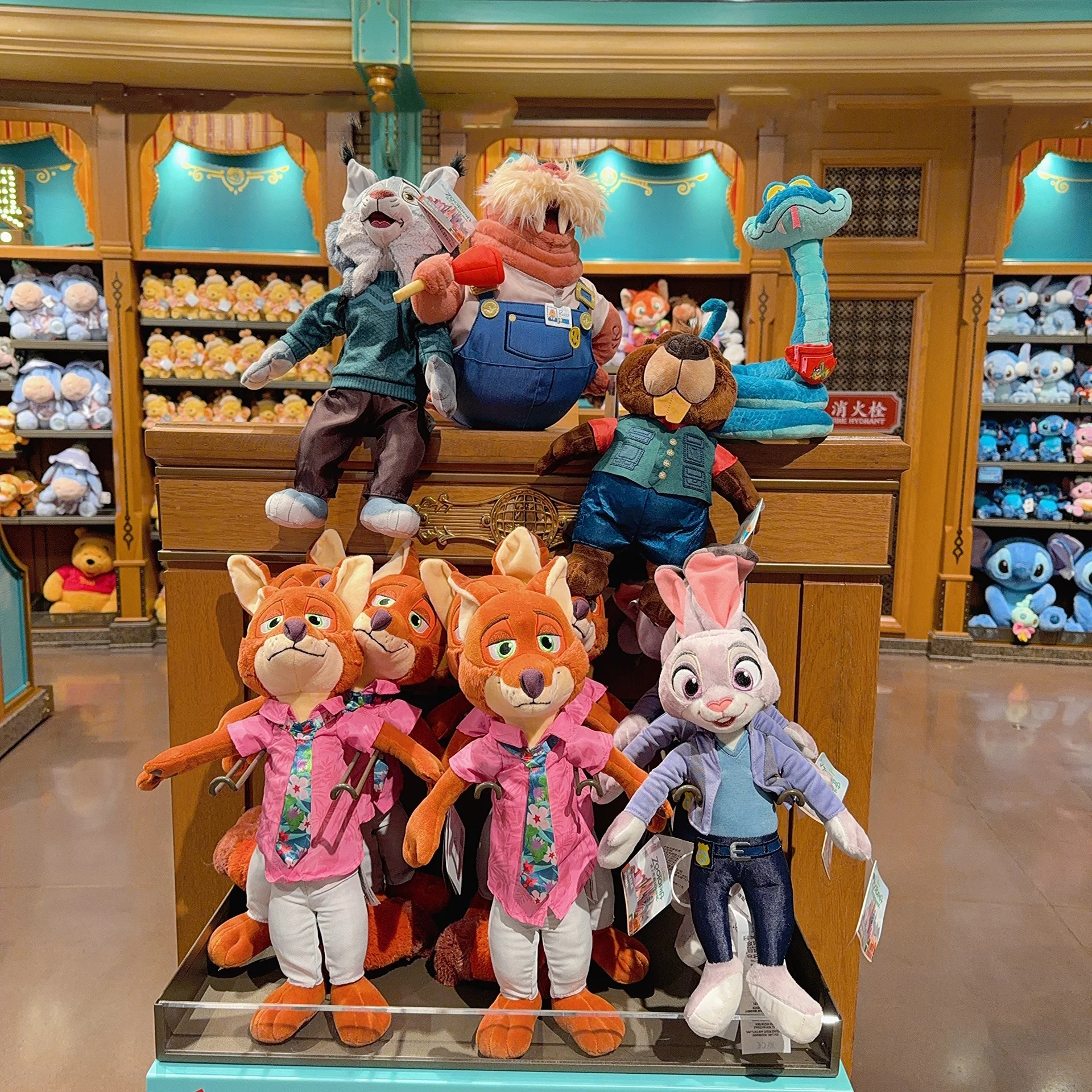 

Shanghai Disneyland: Милые плюшевые игрушки Zootopia 2's Judy, Nick, Bert & Weaselton — потрясающие детские игрушки и праздничные подарки!