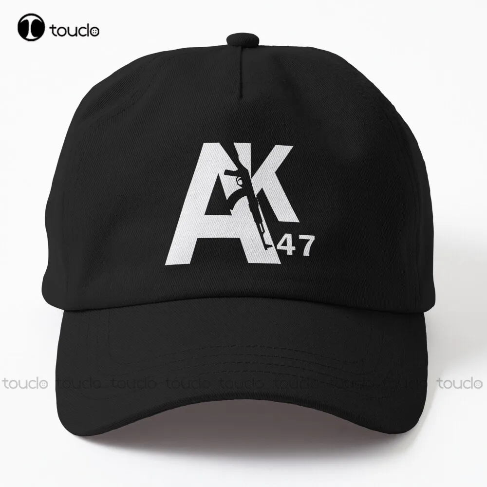 The Ak-47 Kalashnikov Rifle Dad Hat Ball Caps For Men Hip Hop Trucker Hats Outdoor Simple Vintag Visor Casual Caps Custom Gift