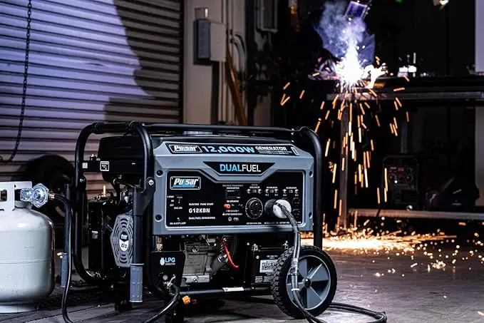 G12KBN-SG 9500 W tragbarer Dual-Fuel-Generator, robuste Benzin-LPG-Leistung