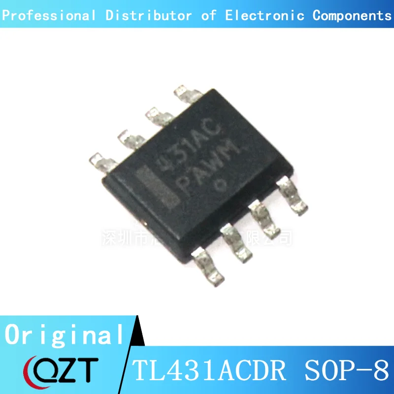 10 teile/los TL431ACDR SOP TL431 TL431A TL431AC 431AC SOP-8-chip Neue stelle