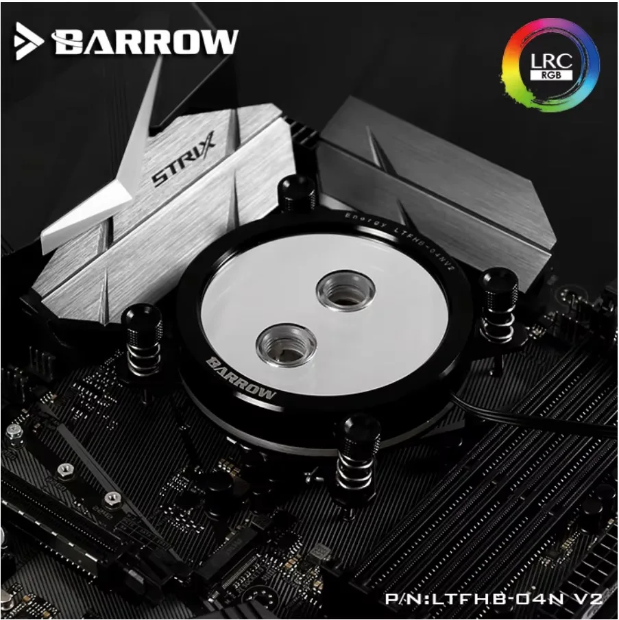 

Barrow LTFHBA-04N V2 для процессора Intel Lga115x, водяные блоки, зеркало Extreme, LRC RGB v2, акриловая микрокарезка, микронагрева
