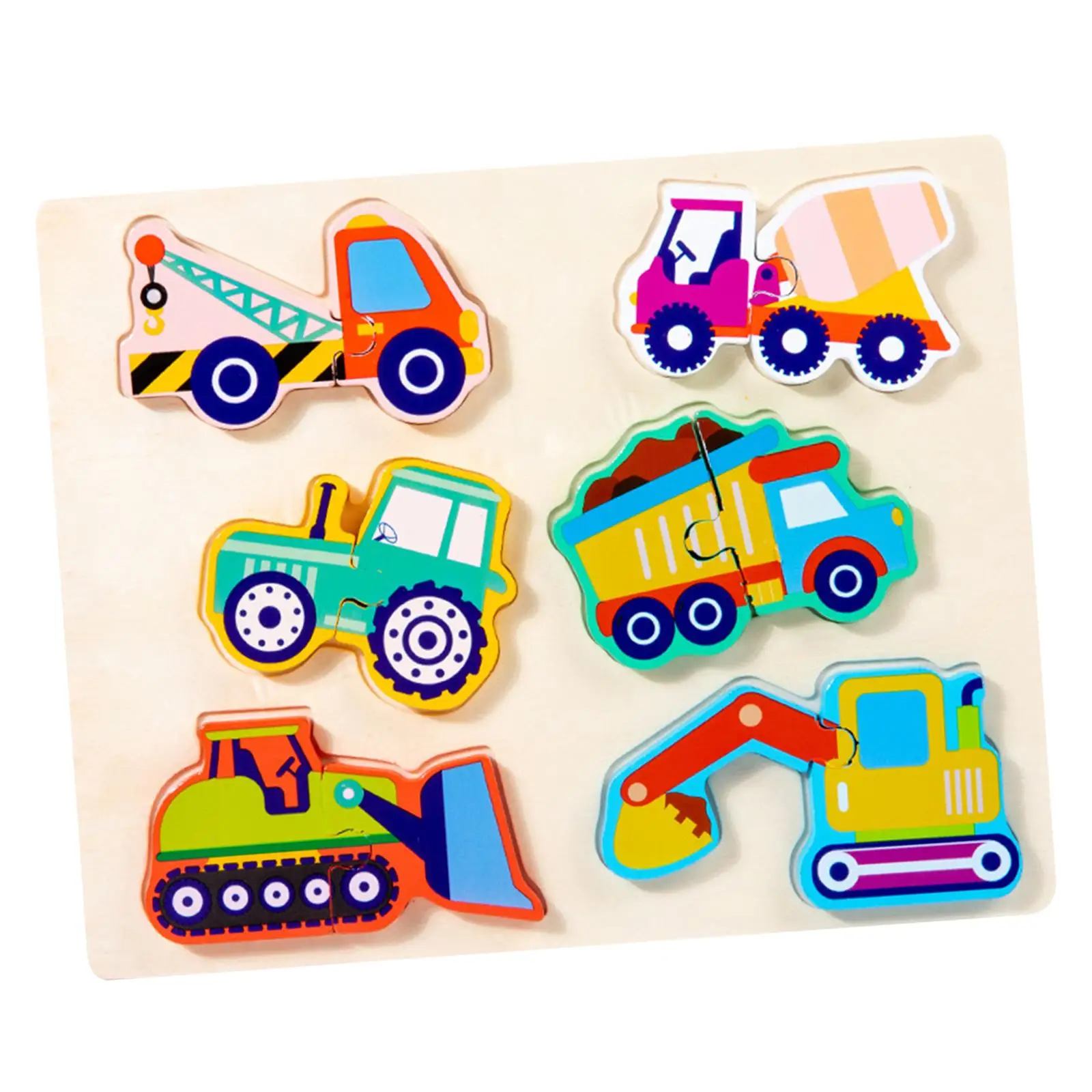 Wooden Puzzle Games Colors and Shapes Cognition Montessori Toys