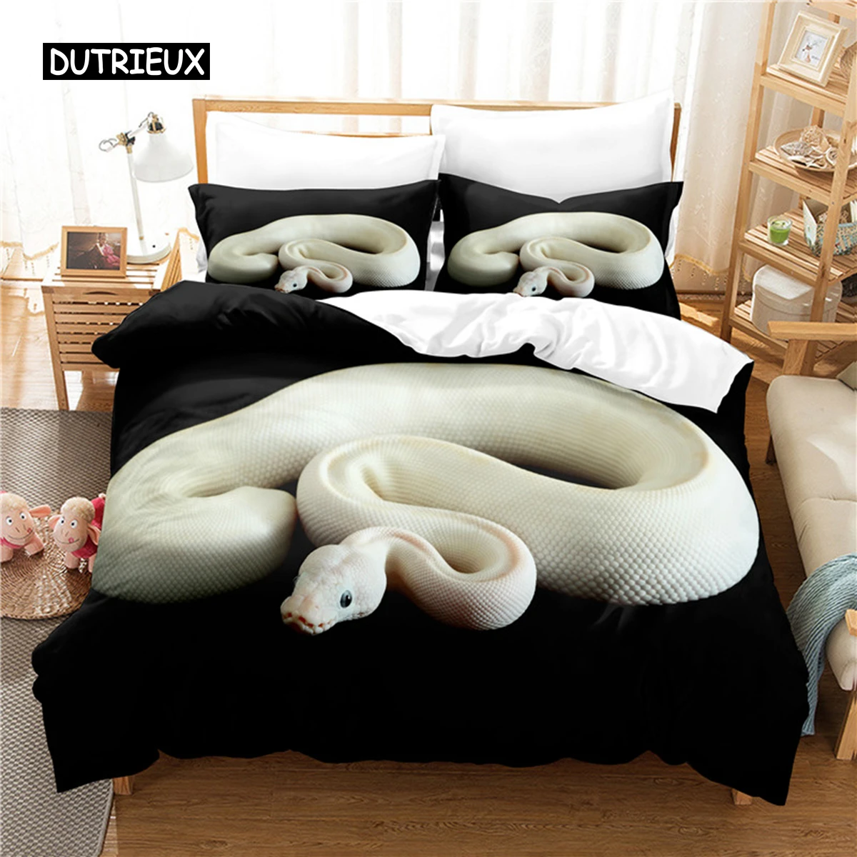 Snake Bedding Set Duvet Cover Set 3d Bedding Digital Printing Bed Linen Queen Size Bedding Set Fashion Design