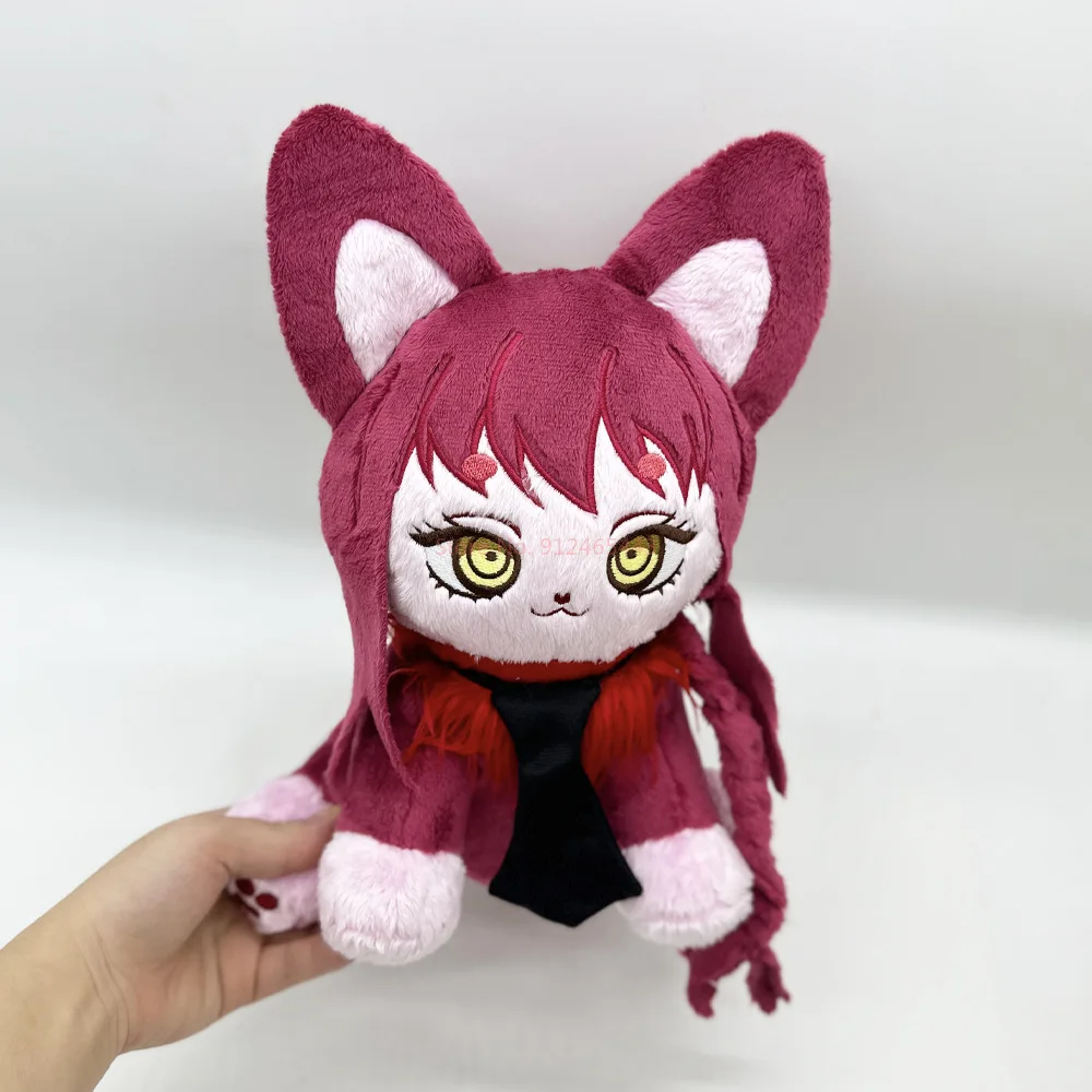 Makima Plush Doll Hazbin Hotel Husk Meow Plush Toys Cute Cartoon Anime Plushie Soft Stuffed Anime Periphery Toys For Kid Gifts