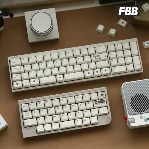 FBB Keycaps T52 145keys PBT Dye-Sub Custom Cherry Profile Key Caps For Gaming Mechanical Keyboard 40% 68 75% 87 100 DIY Kit