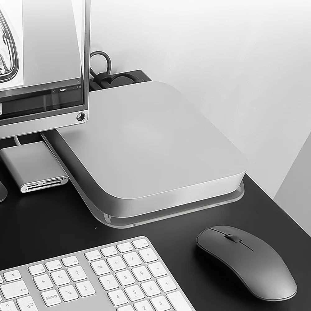 

Акриловый кронштейн, прозрачная настольная подставка, противоскользящий держатель для Mac Mini 2010-2020 M1/M2/Mac Mini M2 Pro/Mac Mini 2023