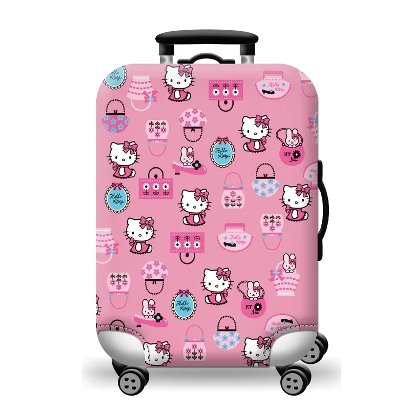 Hello Kitty Suitcase Cover Travel Suitcase Elasticity Fashion Dust-proof for 18-32 Inch Trolley Case Protective Case Accessories