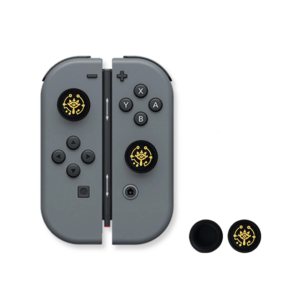 4 tapas de agarre para Thumb Stick de piezas, compatibles con Nintendo Switch/Switch Lite/Switch, cubierta protectora de silicona para Joystick OLED