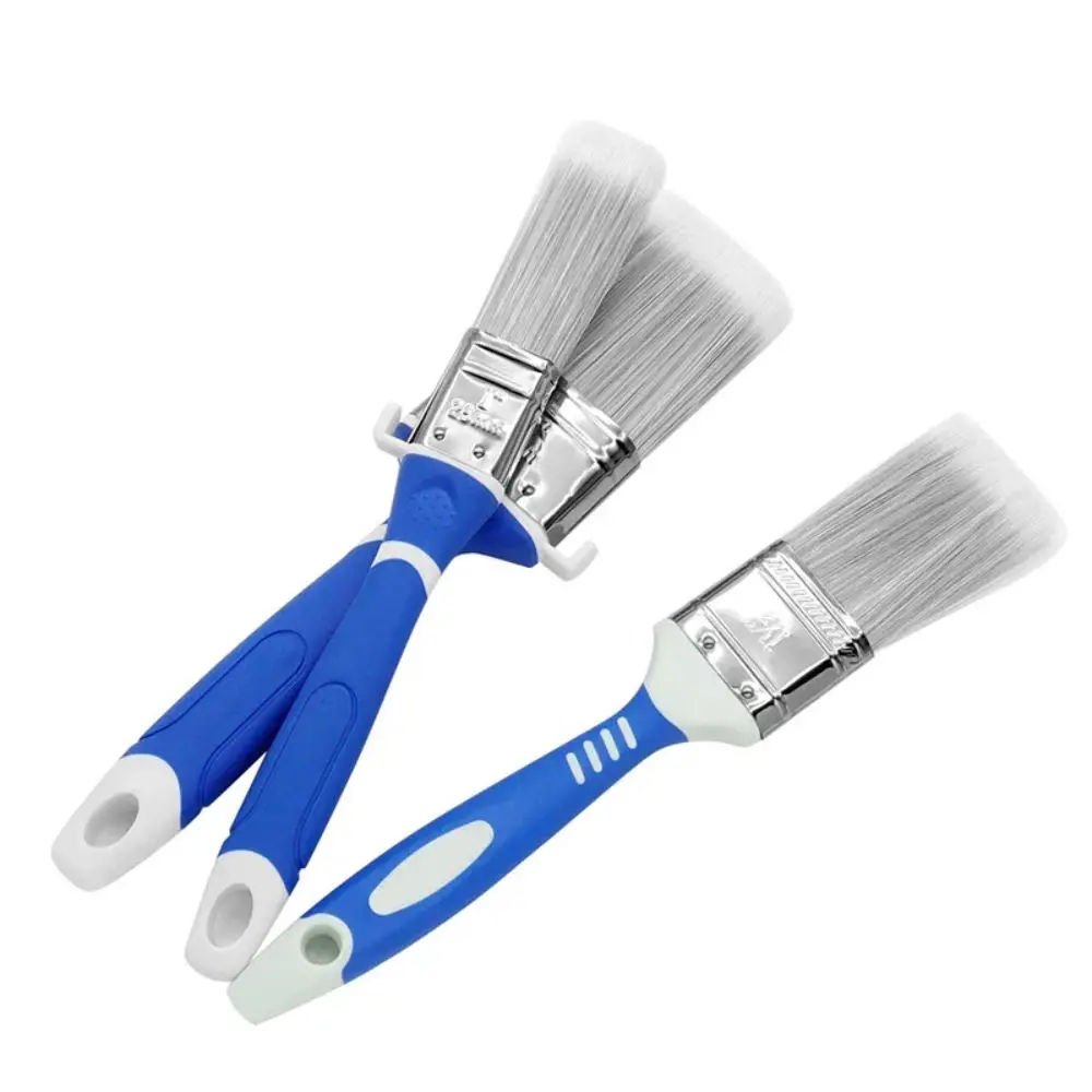 PBT Multifunctional Paint Brush Stainless steel Rubber Painting Brush Blue Paint Brush Tool Flat Brush Interior Exterior Coating