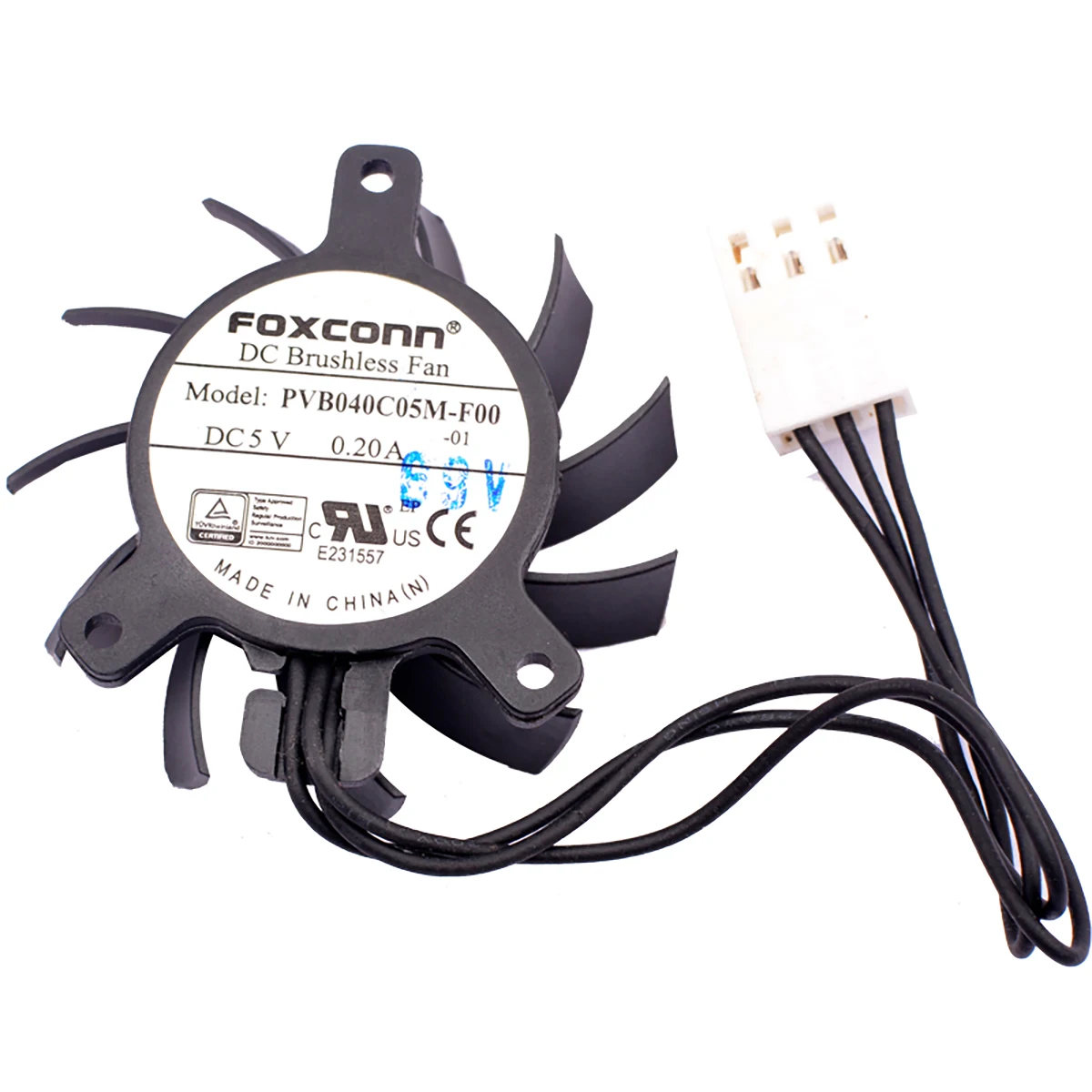 

PVB040C05M 5V 0.20A dual ball industrial control router graphics card cooling fan