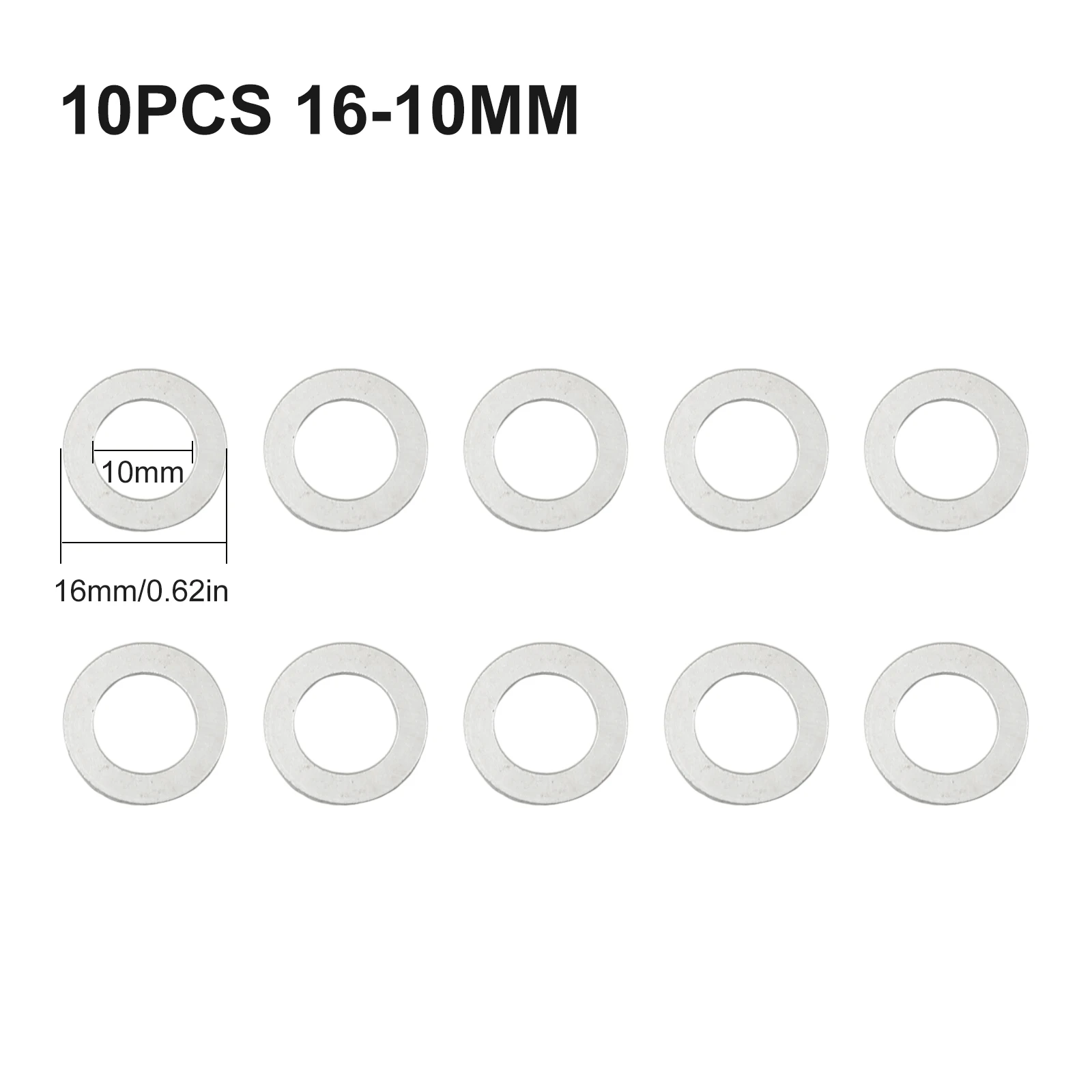  10pc Circular Saw Blade Reducing Rings Conversion Set For Ring 16/20/22/25.4/30/32MM Cutting Disc Grinder Woodworking Tools