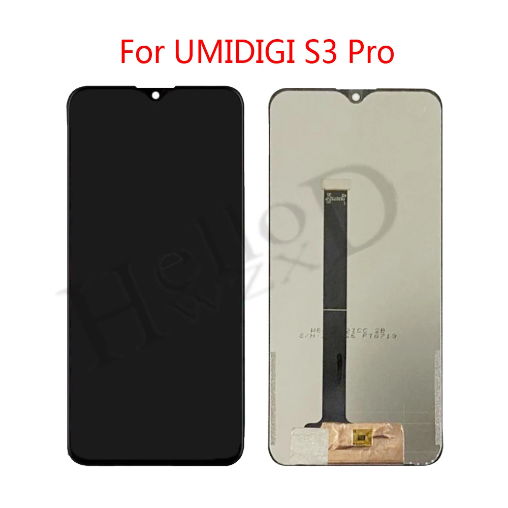 

6,3 дюймовый ЖК-дисплей для UMIDIGI S3 Pro, сенсорный экран, 100% протестированный ЖК-дисплей с цифровым преобразователем для UMIDIGI S3 Pro, полноэкранный дисплей