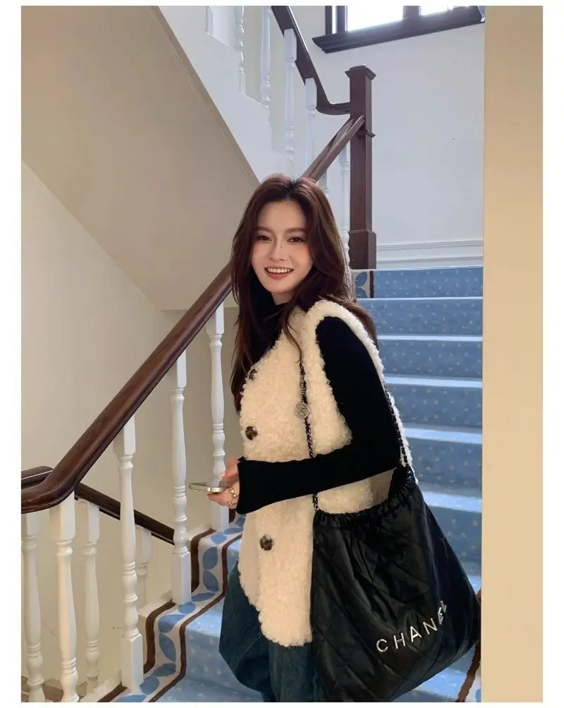 

Vests Waistcoats Thick Womens Waistcoat Formal Autumn Corduroy Lapels Belted Grunge Varsity Streetwear Layering Urban Sleeveless