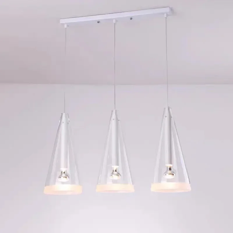 Modern Brief Single-head Fucsia Pendant LED Light E14 Base Restaurant Lamp Bar Long or Round Plate for Kitcken Living Room