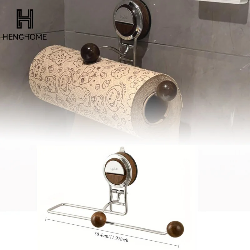 

Держатель для кухонных бумажных полотенец на присоске, держатель для туалетной бумаги из нержавеющей стали, вешалка для салфеток, держатель для рулонов для аксессуаров для ванной комнаты