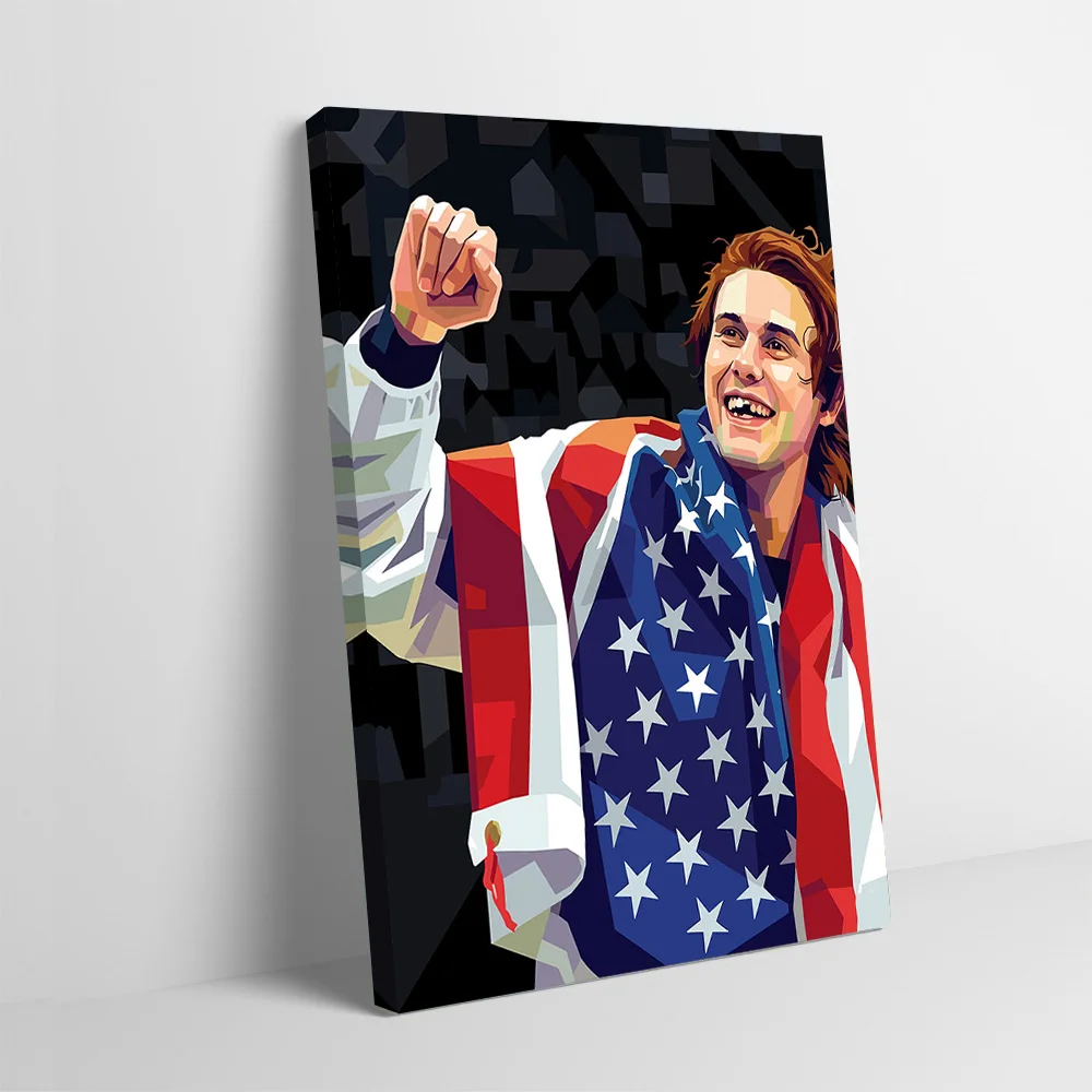 Jack Hughes Potrait Printing Poster Customizable Pictures Wall Art Canvas Painting for Home Decorations Decorative Paintings