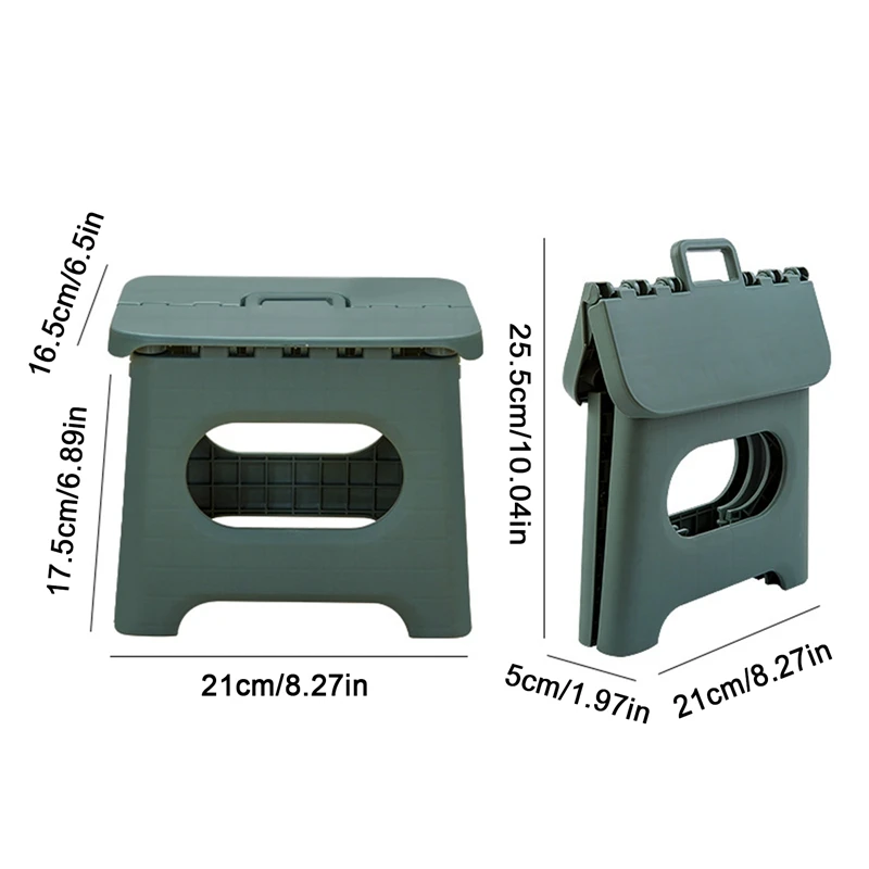 Outdoor Storage Folding Stool Storage Foldable Kids Holding Stool Camping Folding Stool Portable Kindergarten Chair BBQ Bench