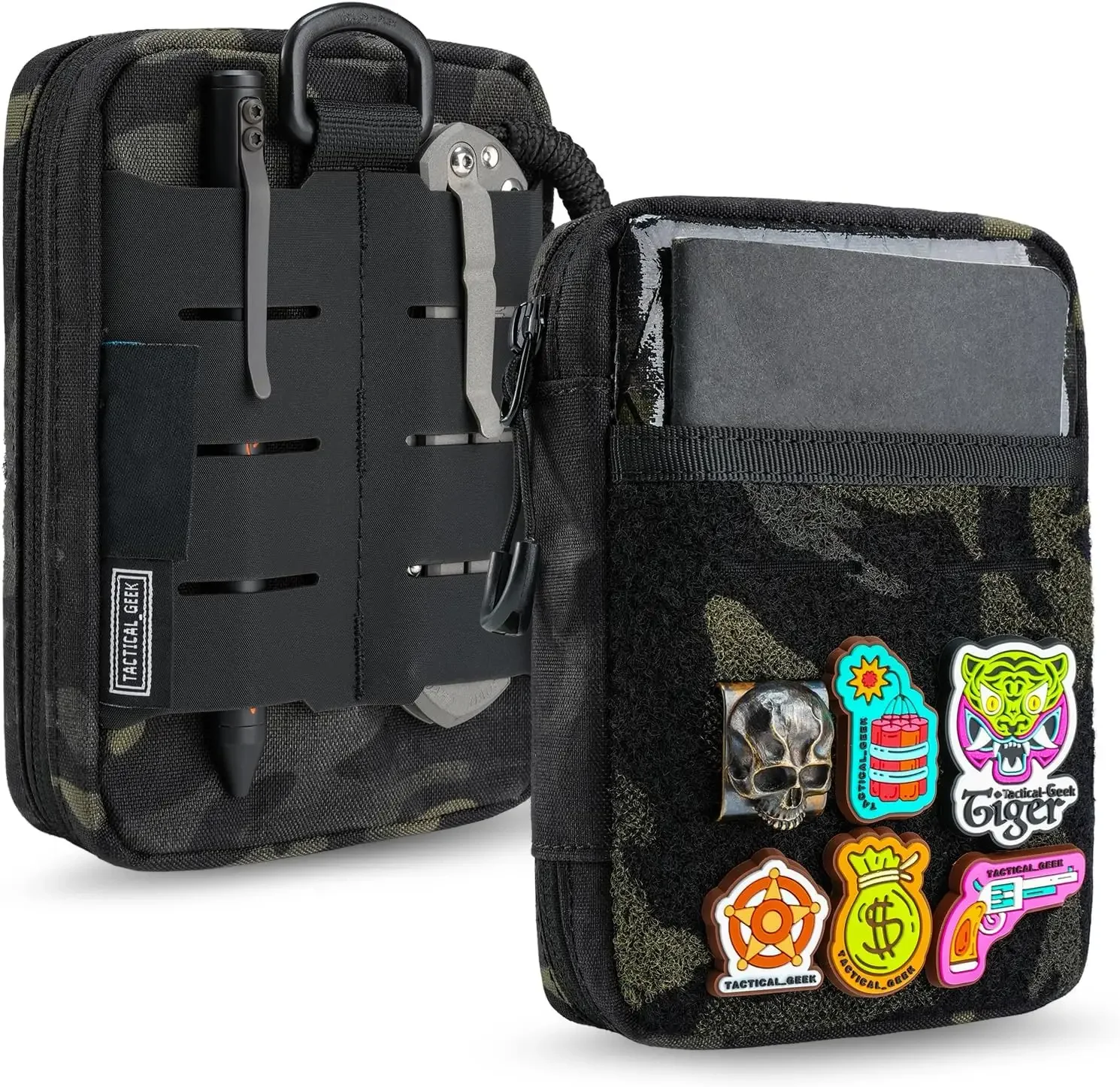 TACTICAL GEEK Block E3.0 EDC Compact Waist Pocket Pouch, Men EDC Pouch Organizer