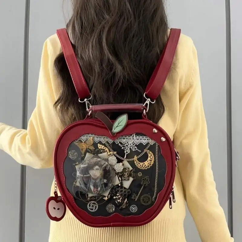 

Apples Itabag Sweet Backpack Crossbody Bag Preppy Styles Shoulder Bag