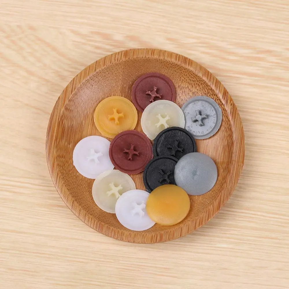 Holes Hide Beautify Furniture Hardware Nuts Covers Car Home Decor Self-tapping Snap Cap Nuts Covers Screw Lids Screws Fold Snap