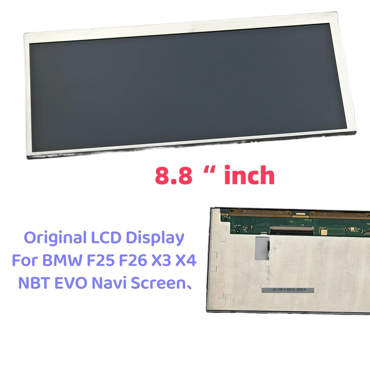 

LQ088K5RZ01 8.8" LCD CID Display for 2009 - 2017 BMW F25 F26 X3 X4 NBT EVO Navigation Head Unit Screen