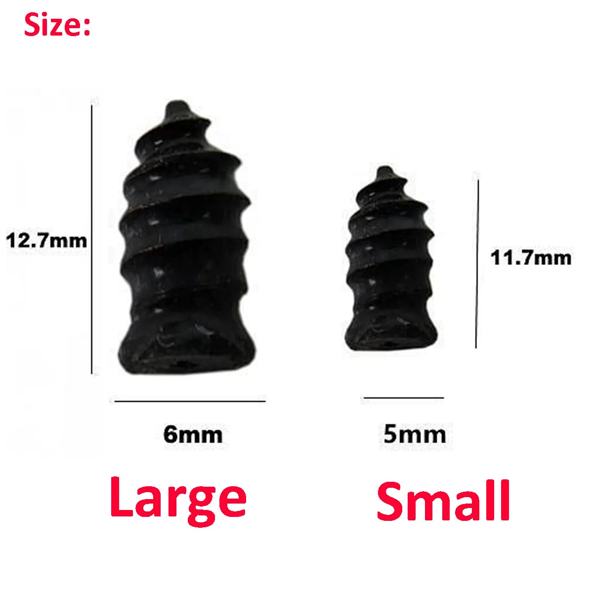 80Pcs Motorcycle Car Vacuum Tyre Repair Nails Truck Scooter Bike Universal Tire Puncture Repair Rubber Metal Nails Accessory DIY
