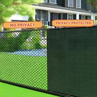 4ft/5ft/6ft/7ft Fence Privacy Screen, Heavy Duty Privacy Fence Screen, Outdoor Shade Cloth Mesh Barrier, Cable Zip Ties Included 2