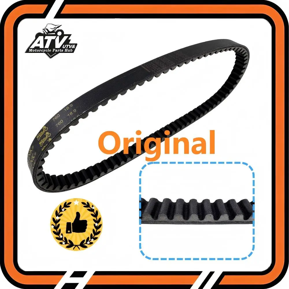 

Оригинальный приводной ремень 760x18,9 для Haojue Suzuki 125cc HJ125T-7 Burgman AN125 150 1995-2000 HS125T 760 18,9 27601-20E01