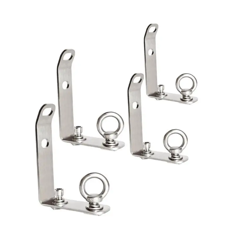 652F Load Stops T-Slot Truck Crossbar Stainless Steel Rustproof for Snowboard Skateboards Firewood Rooftop Racks Accessories