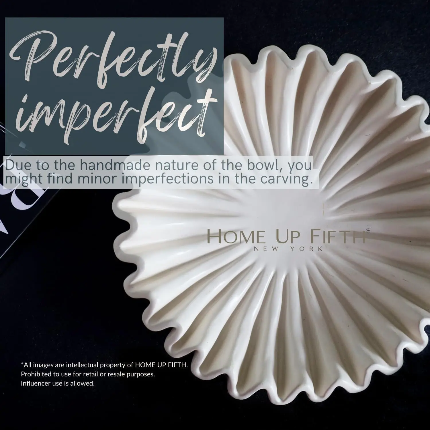 Fluted Ruffled Decorative Bowls - Living Room Styling Coffee Table Bookshelves And Console Home