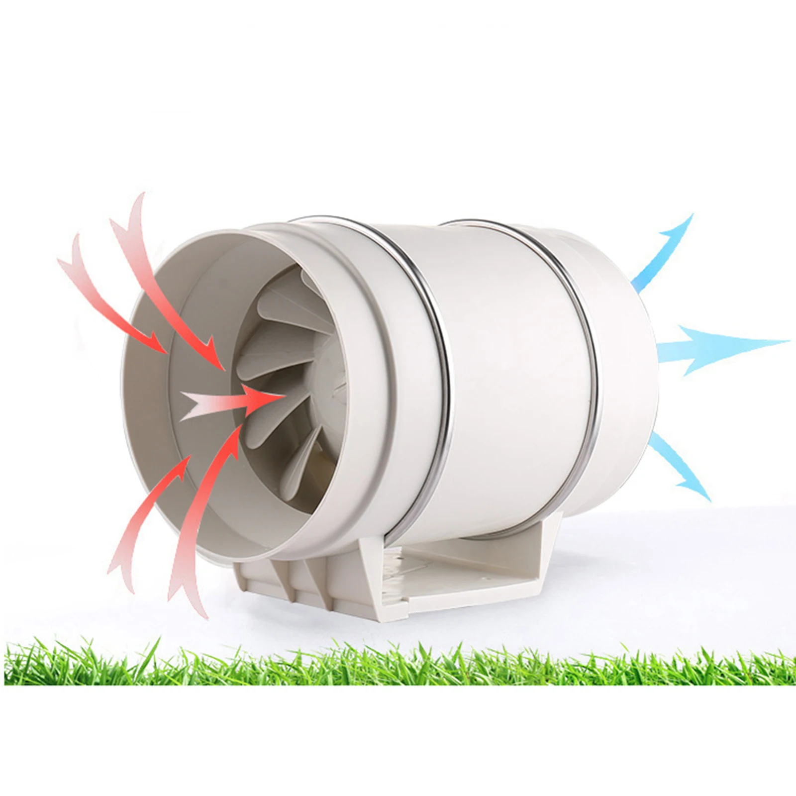 

110V Tube Fan HF-150P | 75W, 540m³/h Airflow, 38dB Low Noise for Home/Hotel/Warehouse