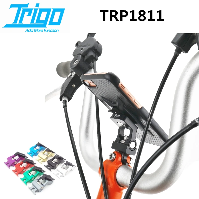 TRIGO TRP1811 Folding Bike Phone Mount For Brompton Aluminium Alloy Multicolor EIEIO Bicycle Accessories