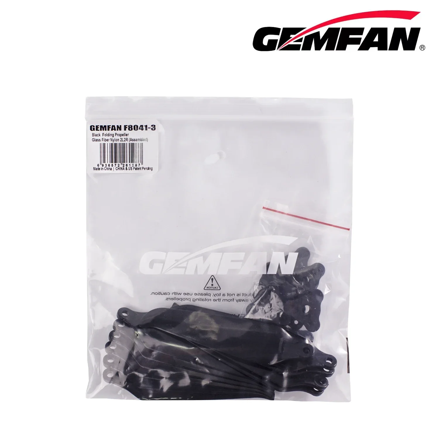 Gemfan-Hélice Pliable F8041 pour Drones FPV Longue Portée, 2 Paires (2CW + 2CCW), 8 Pouces, 2 Pales, 3 Pales, Fibre de Verre Nylon, 8 Pouces