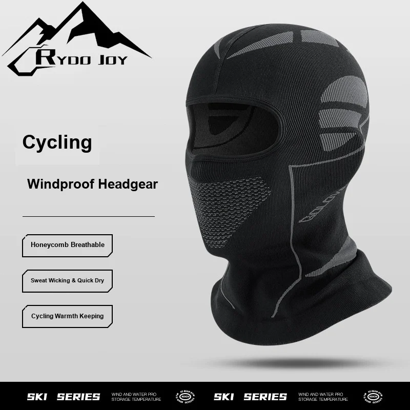 Cycling Protective Windproof Head Cover Winter Warm Breathable Quick Dry Face Neck Shield for Motorcycle Skiing