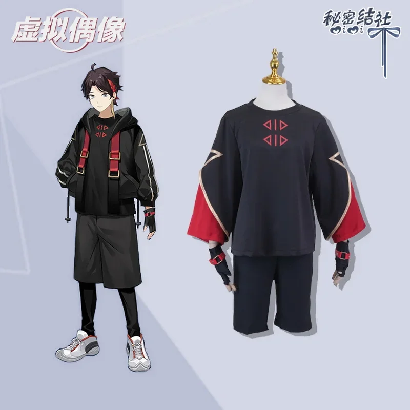 Hololive Vtuber Saegusa Akina Cosplay Costume Halloween Outfits Role Play Carnival Party Women Men Suit