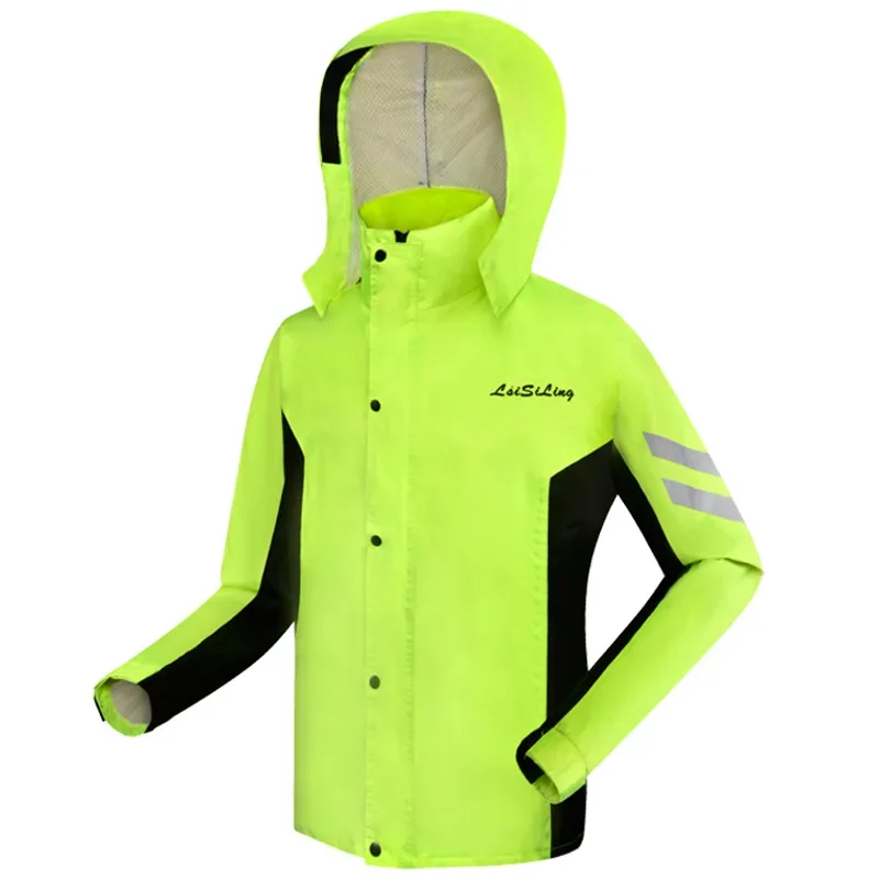 

Motorcycle Raincoat Suit Jacket Coat Men Waterproof Full-body Raincoat+Rain Pants Biker Off-road Motorcyclist Riders Rain Covers