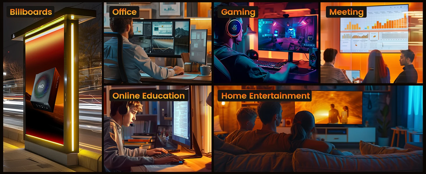 PELADN Gaming Mini PC AMD Ryzen AI 9 HX 370 (12 Cores,up to 5.1Ghz), 32GB LPDDR5X 1TB PCIe 4.0 SSD Dual 2.5G LAN USB4 20Gbps Type-C/DP/HD Mini Desktop Computer WiFi7 4K/60Hz Triple-Display USB3.2/BT5.4 Mini Computers